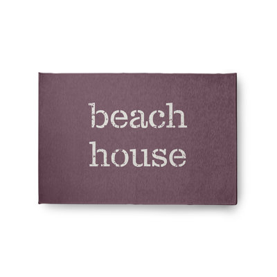 Tapis intérieur / extérieur mauve foncé Markleysburg