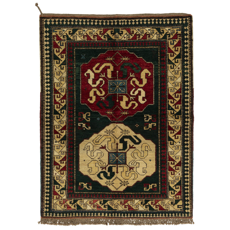 Kazak One-of-a-Kind 5' X 6' Hand Knotted Area Rug