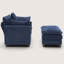 Fauteuil d'appoint rembourré de 100 cm de large avec repose-pieds-1830480962
