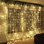 300 guirlandes de rideaux à DEL de 9,8 pi x 9,8 pi, guirlandes lumineuses enfichables avec télécommande, 8 modes pouvant être reliés à la fenêtre de la chambre à coucher-66815942