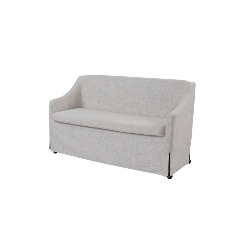 Canapé Chunni avec housse avec roulettes et coussin