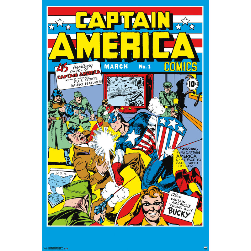 Impression sur papier #1 capitaine d’amérique