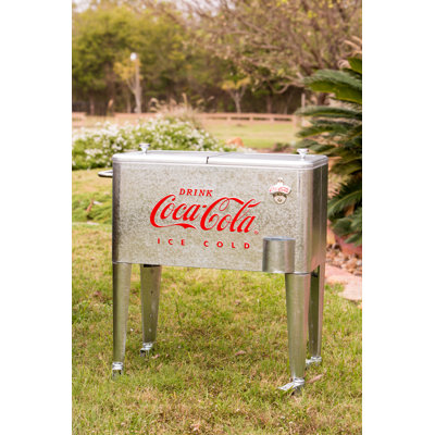 Leigh Country 60 Quarts Ice Chest with wheels in Silver