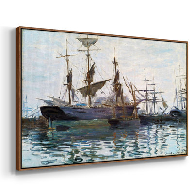 " Ships In Harbor, 1873 "
