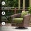 Chaise longue pivotante avec coussin Patrica