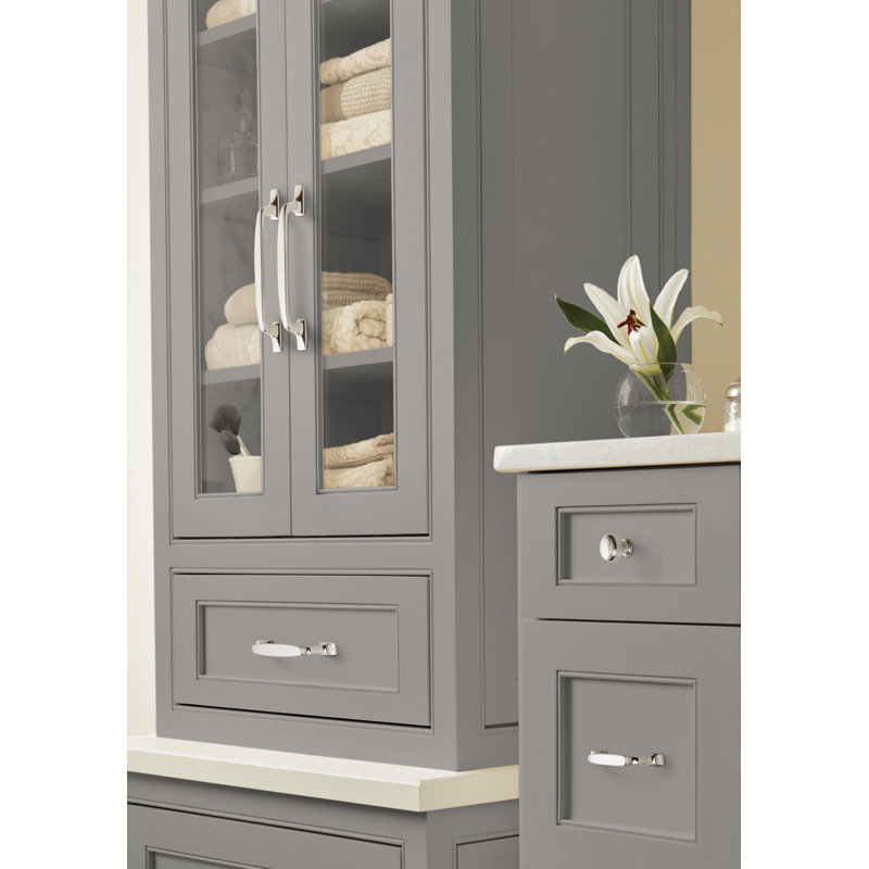 Poignée en arche Highland Ridge, Nickel poli, 6 5/16"