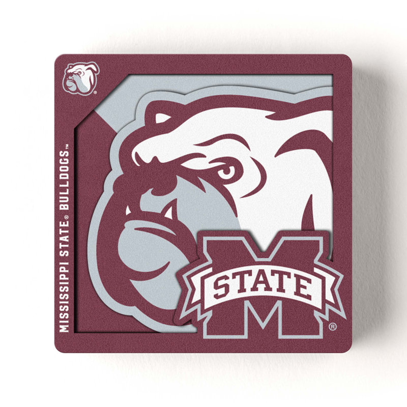 NCAA 3D Logo Series Magnets, Mississippi State Bulldogs