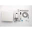 Pomme de douche murale 12 po, style nickel brossé, laiton, P 59 po, l 12 po, H 60 po, finition 9,88 lb, poids