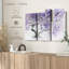 Reproduction sur toile mauve-98978603