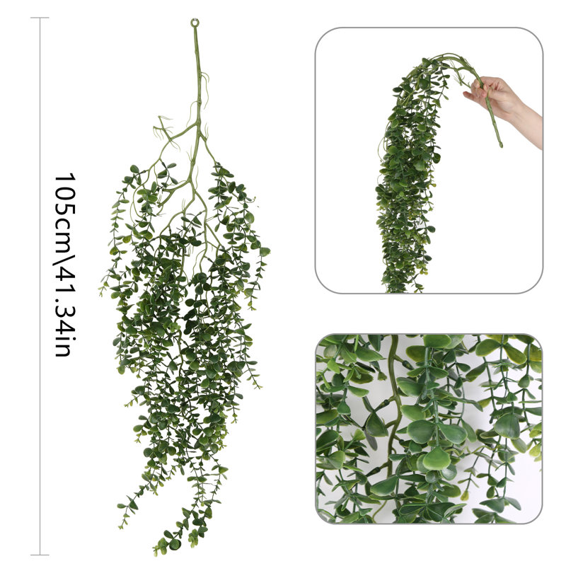 Eucalyptus artificiel suspendu, Vert foncé