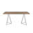 Frethi Metal Base Dining Table-616751625-616751629