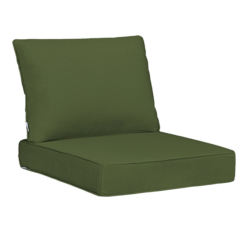 Meridian Seat/Back Cushion, Polyester, Green
