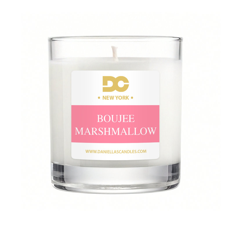 Bougie parfumée Boujee Marshmallow, 50 heures de combustion