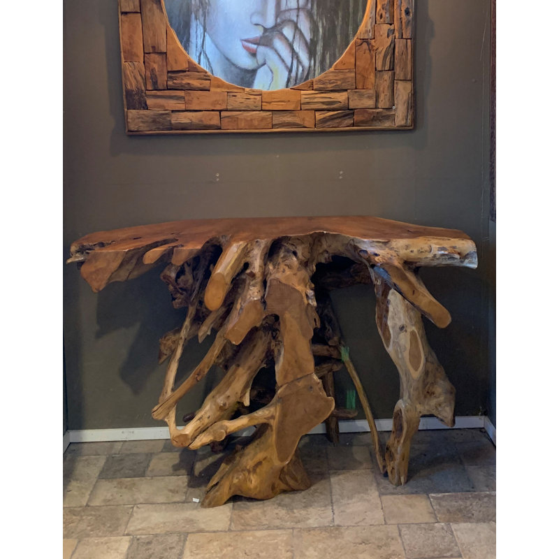 Console en bois massif 31 po Fifield