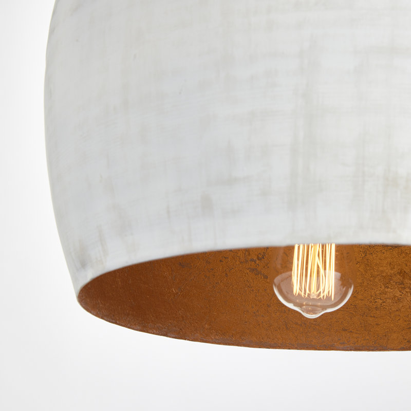 Litchford Jazelle 1-Light Pendant, Dome, 18" H x 18.5" W x 18.5" D