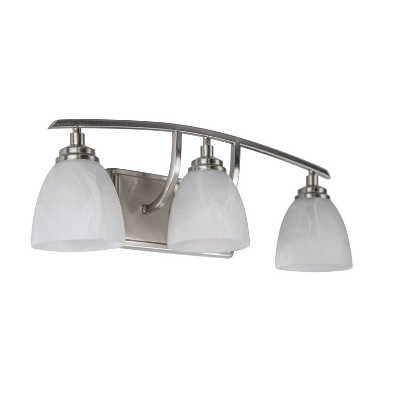 Nasim 3 - Light Dimmable Vanity Light, Satin Platinum