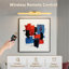 Applique murale 16 po à piles avec télécommande, applique murale à DEL à intensité variable pour œuvre d'art, miroir, chambre à coucher (doré)-634926774-634926777
