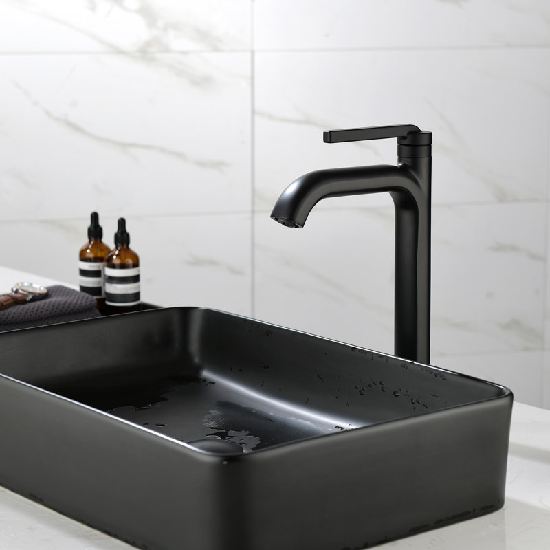 Robinet de lavabo vasque à poignée simple