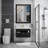 Aniyiah Metal Flat Wall Mirror