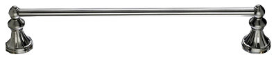 Hudson Bath Single 20 1/4" Wall Mounted  Towel Bar, Brushed Satin Nickel