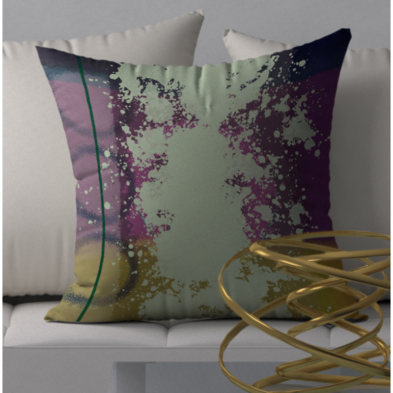  Housse et insert de coussin carré épinette incroyable, H 24 po x l 24 po