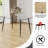 Modern Rectangular Glass Dining Table