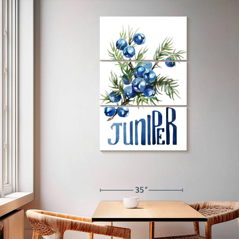 Yarlin Juniper Berries, 65" H x 42" W