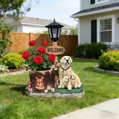 Statue de jardin Labrador