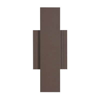 Jacks 15-inch Architectural Bronze 5CCT LED Exterior Wall Sconce