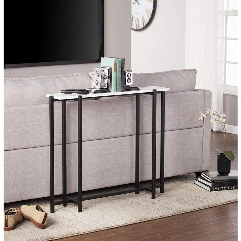 Console contemporaine contemporaine, noire