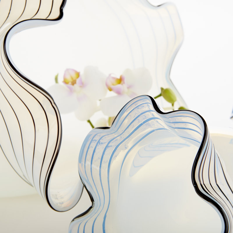 Vase de table Moon Jelly, H 8,5 po x l 8,5 po x P 7 po