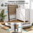 Foldable Desk With Monitor Shelf,Folding Computer Desk, Easy Assembly-1162166507-1162166500
