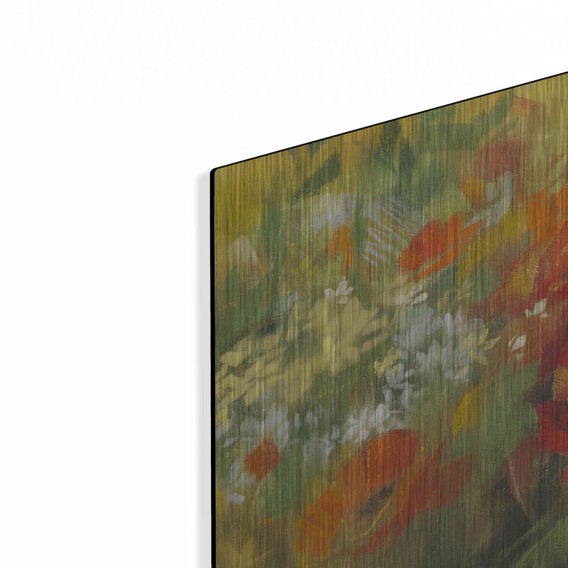 «Oriental Poppy Field II» par Carol Rowan, H 12 po x l 12 po