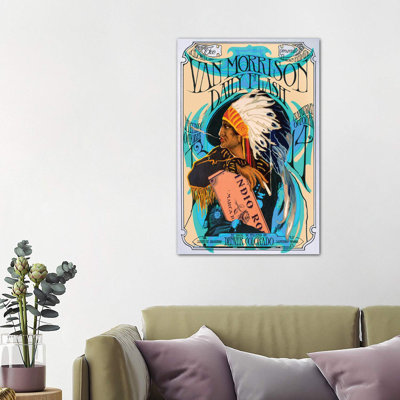 Van Morrison - Wrapped Canvas Print