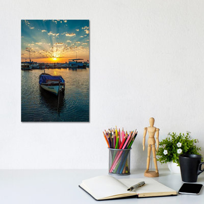 Sunset Rays by Nejdet Duzen - Wrapped Canvas Print