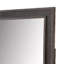 Miroir de commode, cadre en bois brun rustique et gris anthracite, 36 po