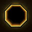 Miroir infini 3D octogonal clair / grand-123223874