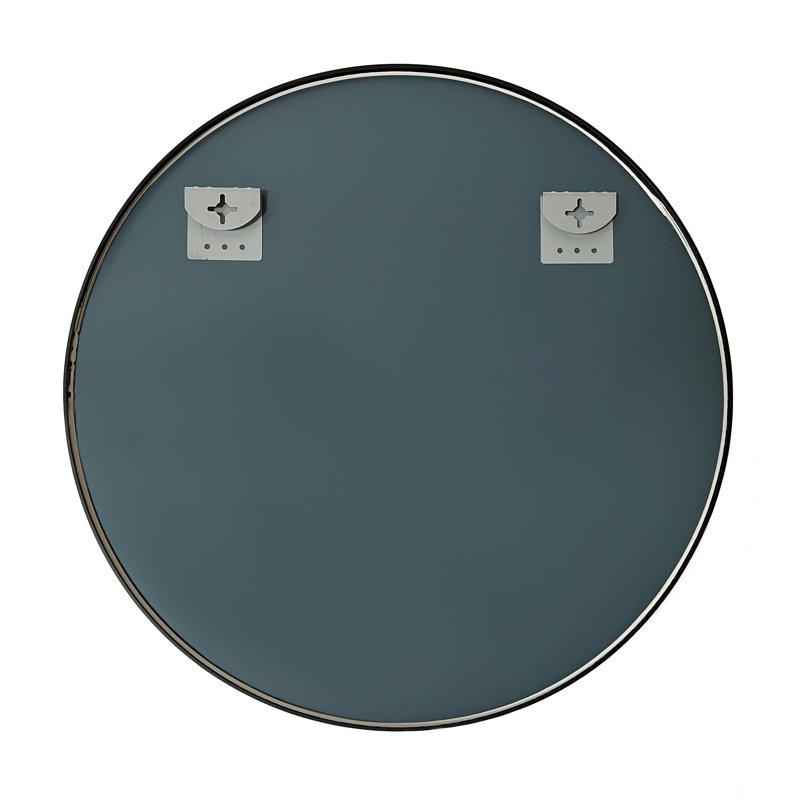 Rim Accent Mirror, Black, 36" x 36"