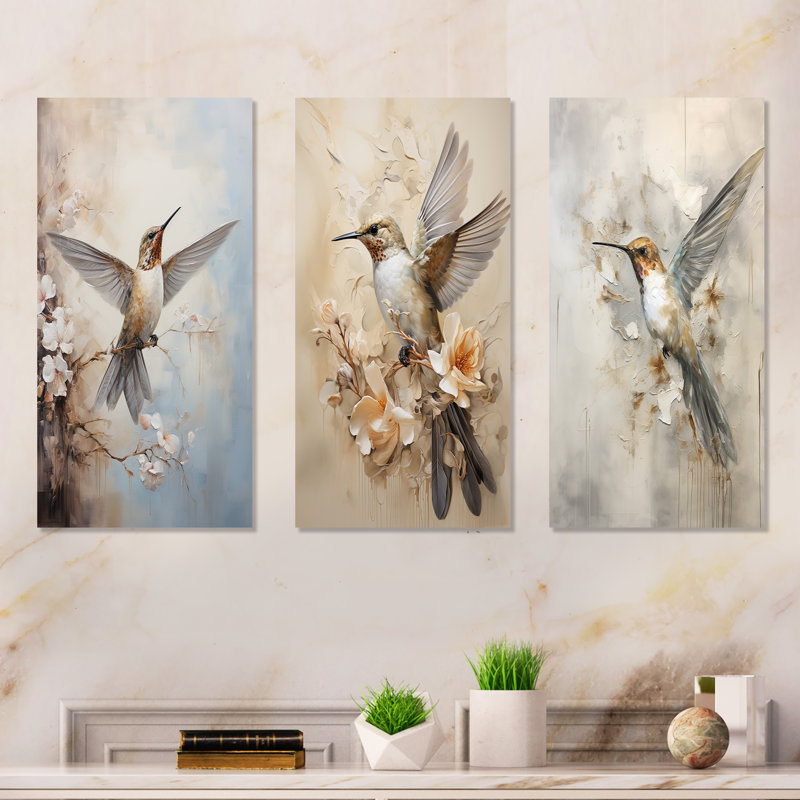 Ensemble de salon flottant Colibri - Colibri, H 28 po x l 36 po, Toile tendue