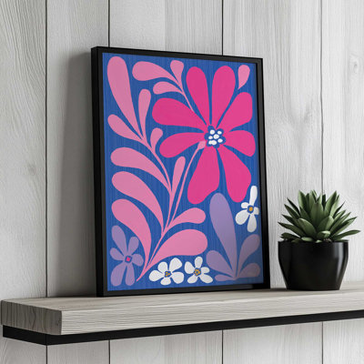 «Funky Modern Floral» par Cat Thurman Designs, reproduction d'art