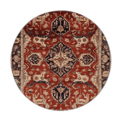 Tapis d'intérieur et d'extérieur brun Persian