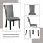 Chaise d'appoint Caralin (lot de 2)