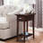 Solid + Manufactured Wood Narrow Chairside Table-301589553