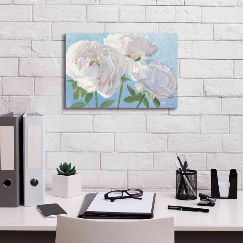«Essence of June I» par James Wiens, art mural sur toile, H 12 po x l 18 po x P 0,75 po