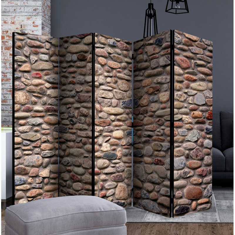 Coffey 172cm H Solid Wood Folding Room Divider, 5