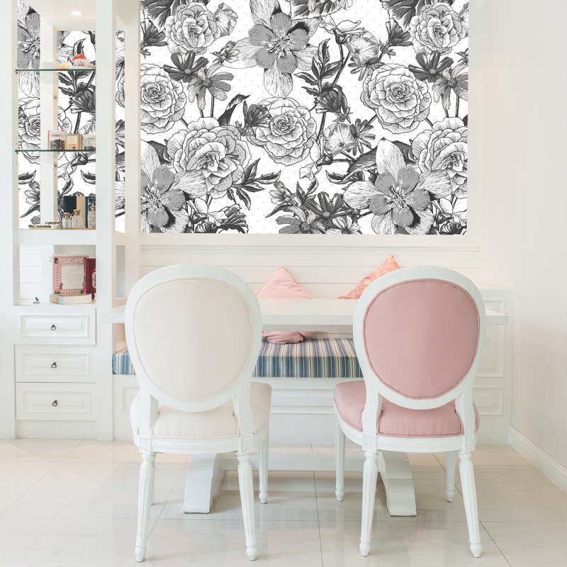 Peel & Stick Floral Roll