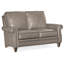 Reddish Leather Loveseat-161546524-161546601-161546611