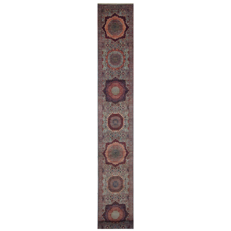 One-of-a-Kind 2'5" X 19'5" Hand Knotted Area Rug