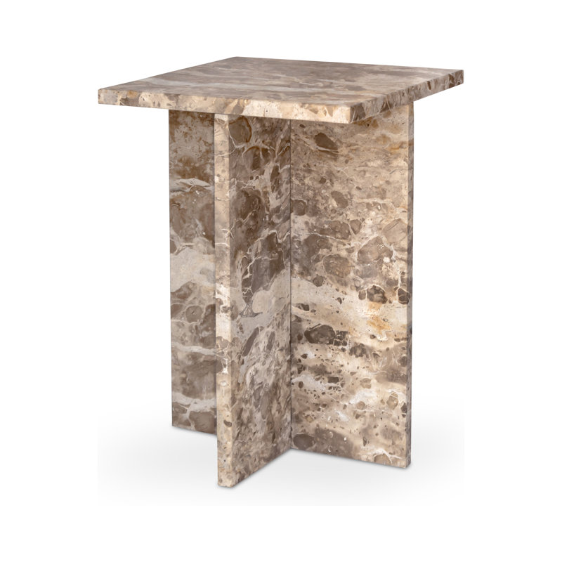Blair Accent Table Panther Marble, Beige