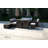 Alyson Wicker/Rattan 11 - Person Seating Group With Mixed Beige & Gray Cushions